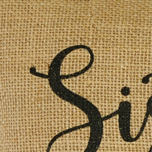 Sisters Make Friends Sentiment Pillow 10"