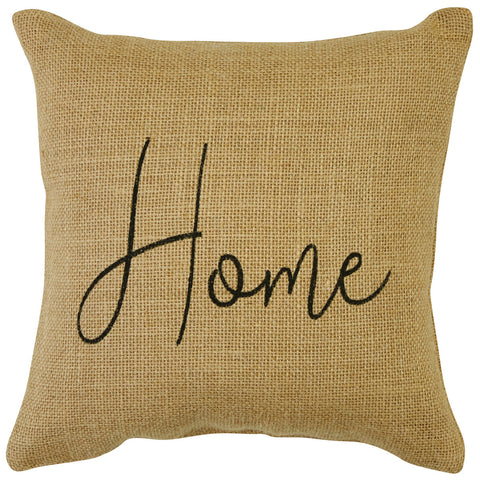 Give any room a warm and cozy feeling with the Home Sentiment Pillow! A great addition to a country farmhouse decor!