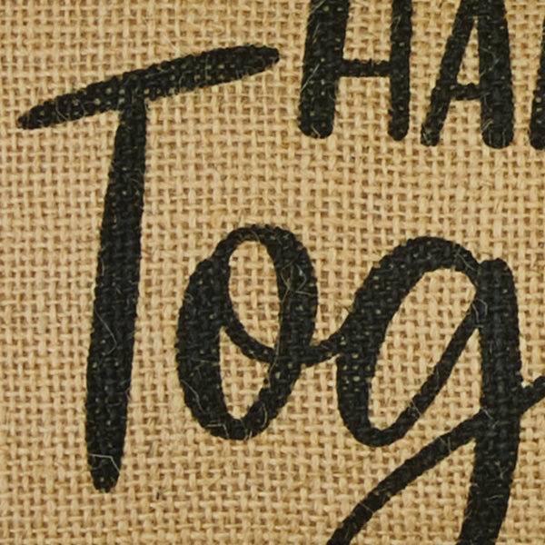 Happy Together Sentiment Pillow 12" x 7"