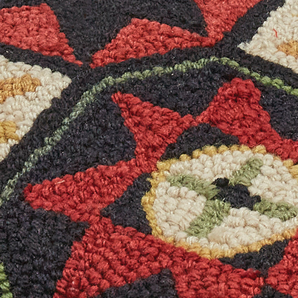 Folk Star Hooked Stool 16" Square