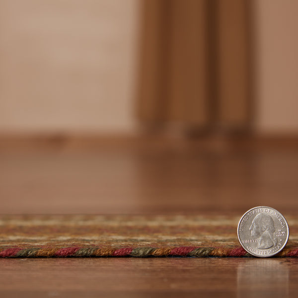 Tea Cabin Jute Stair Tread Rect Latex 8.5x27