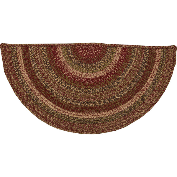 Cider Mill Jute Rug Half Circle 16.5x33
