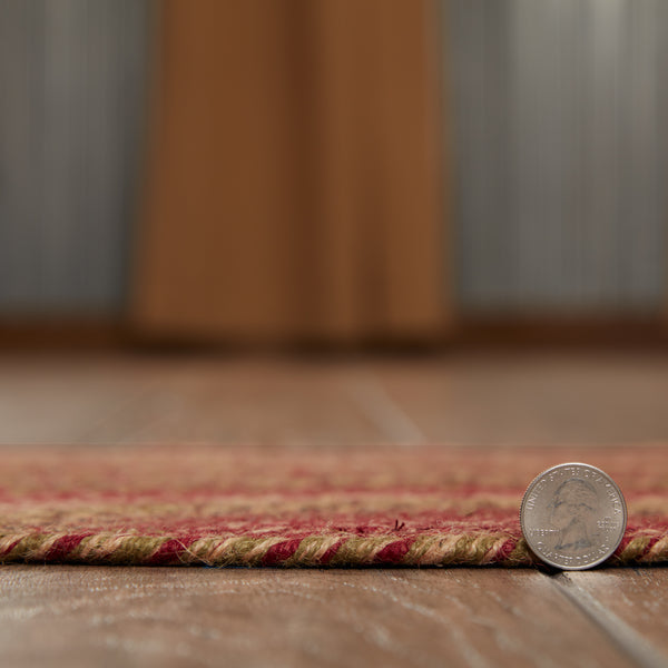 Cider Mill Jute Rug Half Circle 16.5x33