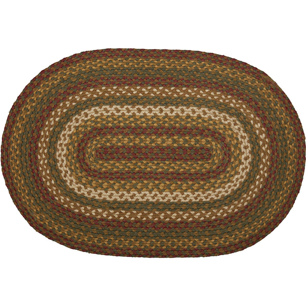 Tea Cabin Jute Rug Oval 20x30