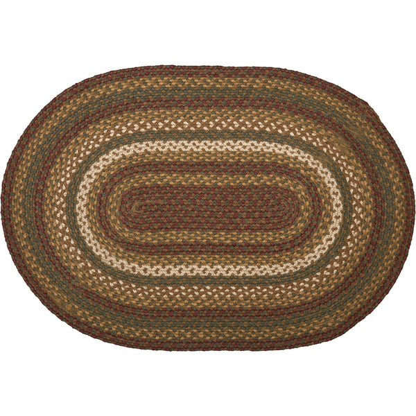 Tea Cabin Jute Rug Oval 24x36