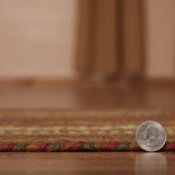 Tea Cabin Jute Rug Oval 24x36