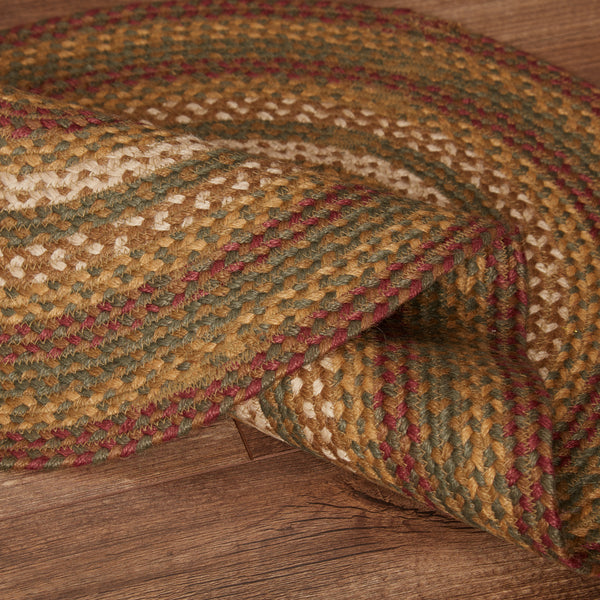 Tea Cabin Jute Rug Oval 24x36