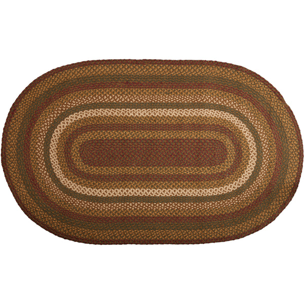 Tea Cabin Jute Rug Oval 36x60