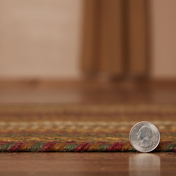 Tea Cabin Jute Rug Oval 36x60