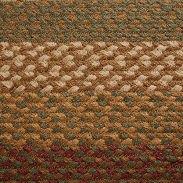 Tea Cabin Jute Rug Oval w/ Pad 60x96