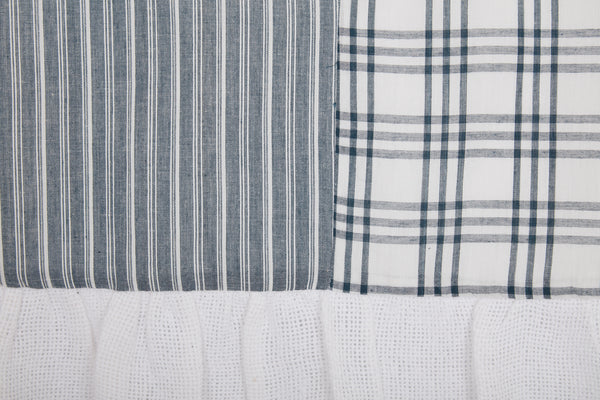 Sawyer Mill Blue Patchwork Valance 19x60