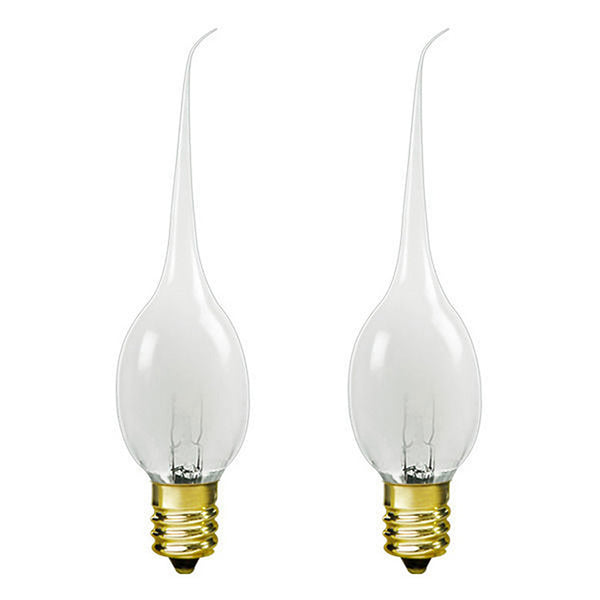 6 Watt Silicone Bulbs E12 Candelabra Base (set of 2)