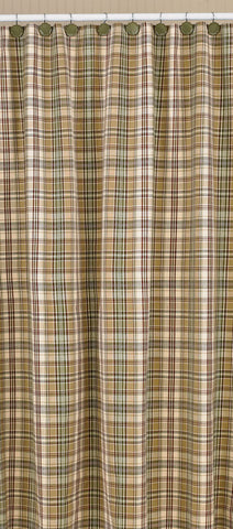 Need a flavor boost for your country bathroom? Spice it up with this gorgeous Thyme Shower Curtain! This simple, yet elegant, checkerboard pattern in soft greens, tans & red surely brings country charm to your decor! 
