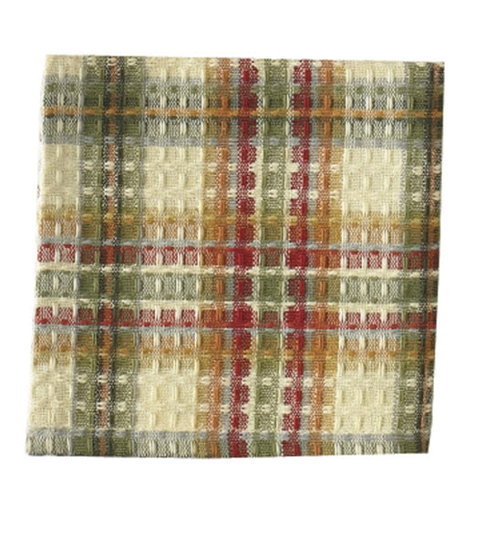Add a little spice to your kitchen decor with these lovely Lemon Pepper Dishcloths! Combining the zesty colors of mustard, honey, cream, green & red to create a homey plaid, your room will ooze savory sweetness! That's putting t