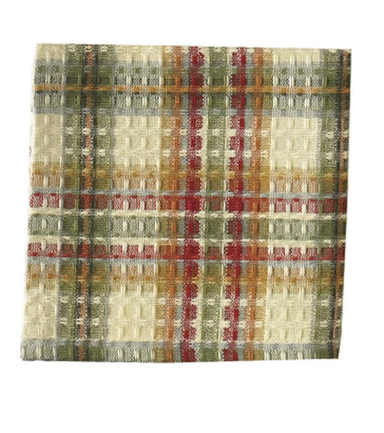 Add a little spice to your kitchen decor with these lovely Lemon Pepper Dishcloths! Combining the zesty colors of mustard, honey, cream, green & red to create a homey plaid, your room will ooze savory sweetness! That's putting t