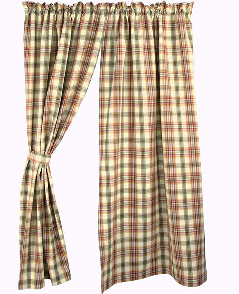 Let these Lemon Pepper Panels add a little zest to your decor! This simple, yet stylish, panel combines the spicy colors of mustard, honey, green, red & cream to create a colorful, homey plaid