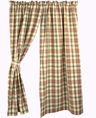 Let these Lemon Pepper Panels add a little zest to your decor! This simple, yet stylish, panel combines the spicy colors of mustard, honey, green, red & cream to create a colorful, homey plaid