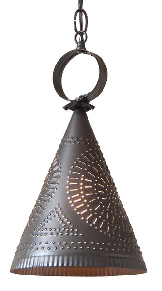 Madison Punched Tin Cone Pendants