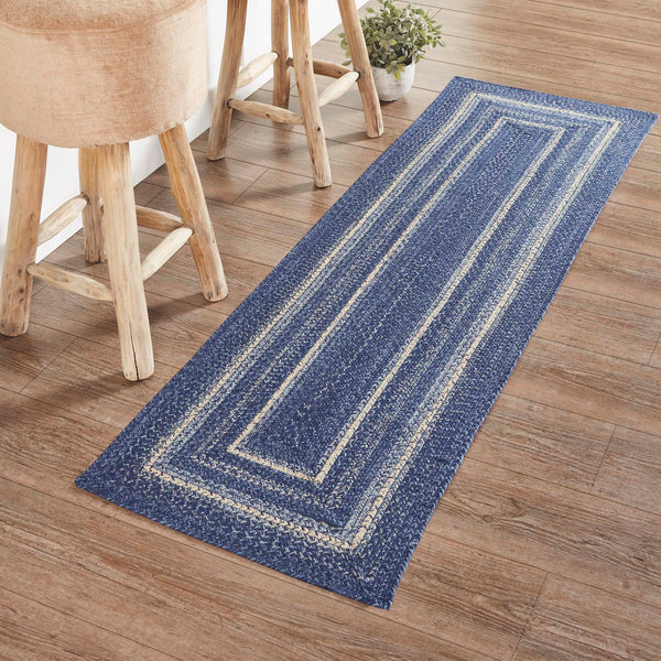 Great Falls Blue Jute Rug/Runner Rect 22x72