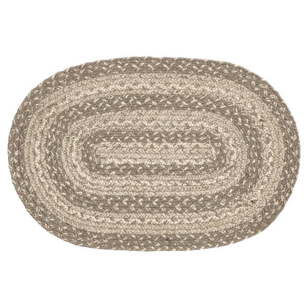 Cobblestone Jute Oval Placemat 12x18