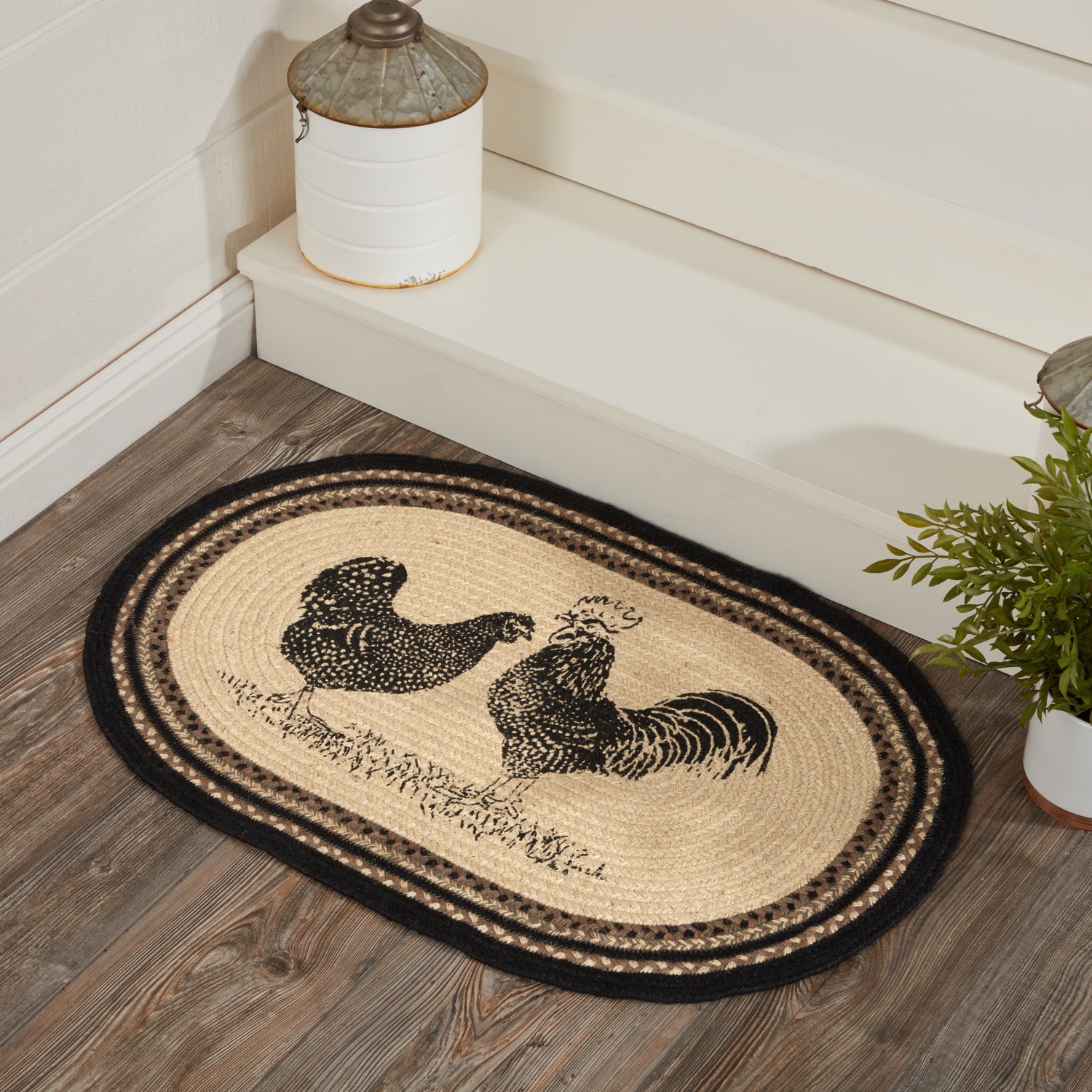 Hen Rug French Country Rooster Rugs