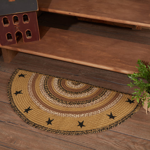 Half Circle Rustic Rugs Half Circle Rugs - Allyson’s Place | Primitive Home Décor