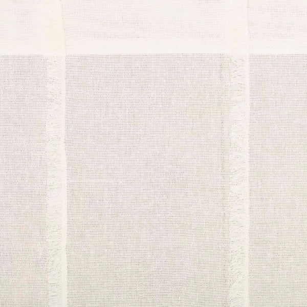 Tobacco Cloth Antique White Patchwork Valance 16x72