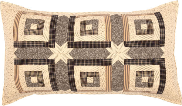 Kettle Grove Cabin King Sham 21x37, Primitive Country Farmhouse Bedding Home Decor & Accessories.