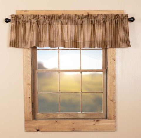 Pinwheel Valance 16x72, Primitive Country Farmhouse Window Treatments Curtains Home Decor.