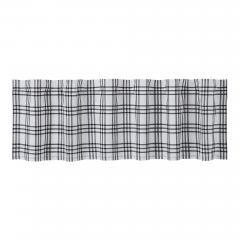 Sawyer Mill Black Plaid Valance 16x60