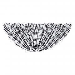 Sawyer Mill Black Plaid Balloon Valance 15x60