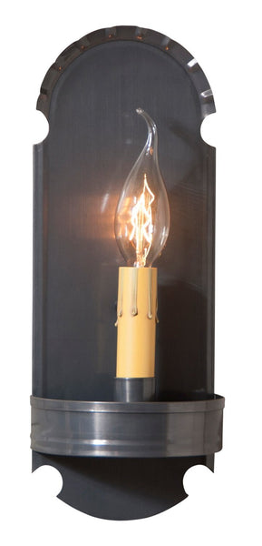 Foot Sconce in Country Tin