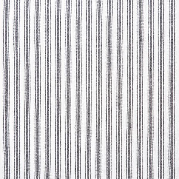 Sawyer Mill Black Ticking Stripe Queen Bed Skirt 60x80x16