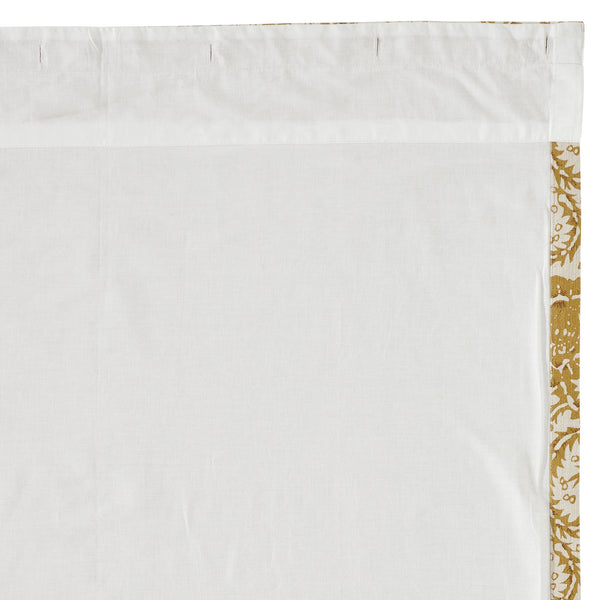 Dorset Gold Floral Shower Curtain 72x72