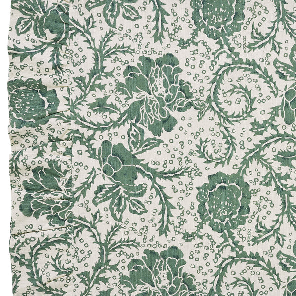 Dorset Green Floral Standard Sham 21x27 - Final Sale