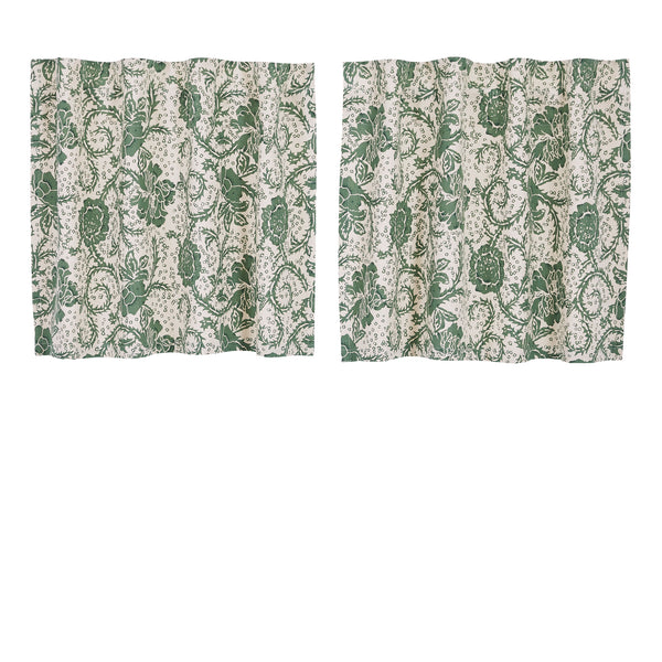 Dorset Green Floral Tier Set of 2 L24xW36 - Final Sale