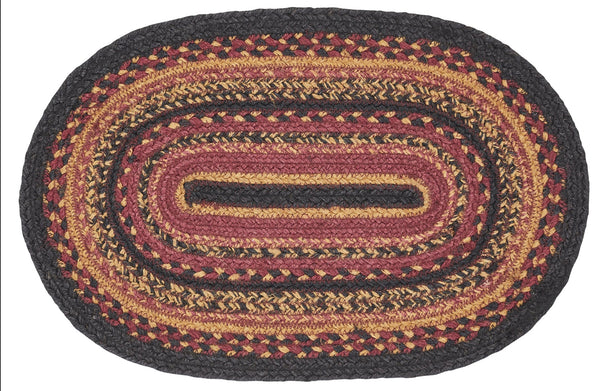 Heritage Farms Jute Oval Placemat 10x15