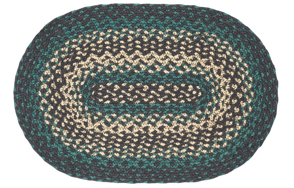 Pine Grove Jute Oval Placemat 12x18
