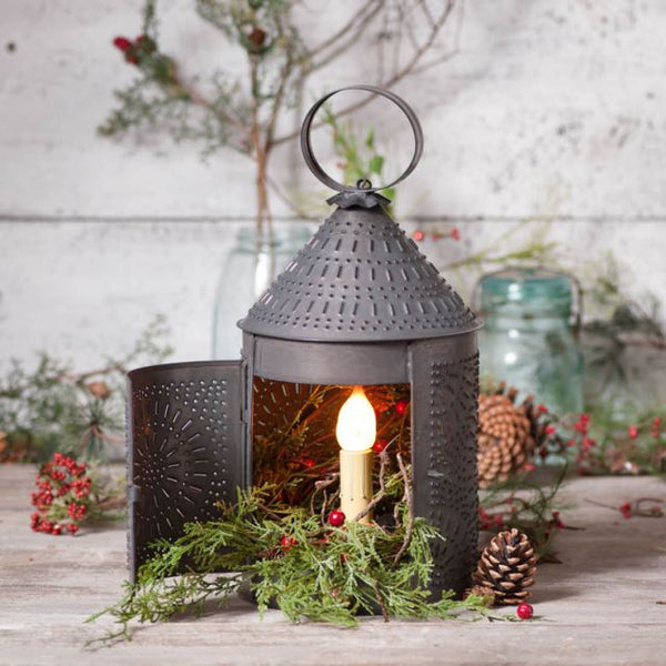 15-Inch Fireside Lantern in Kettle Black - Allysons Place