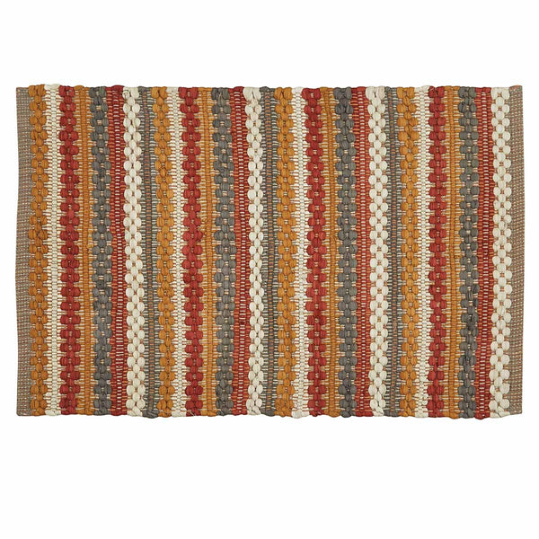 Gathered Pumpkin 2' x 3' Chindi Rug