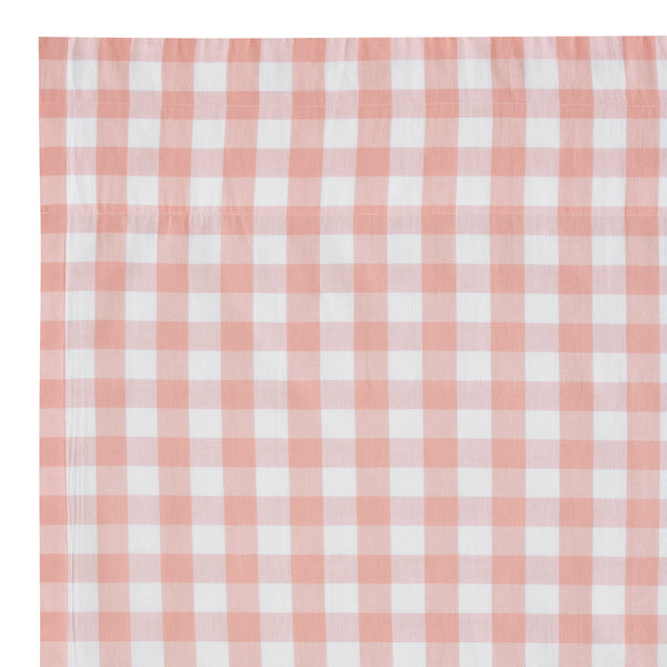 Annie Buffalo Coral Check Door Panel 72x40