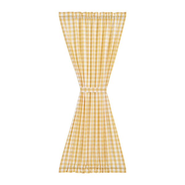 Annie Buffalo Yellow Check Door Panel 72x40