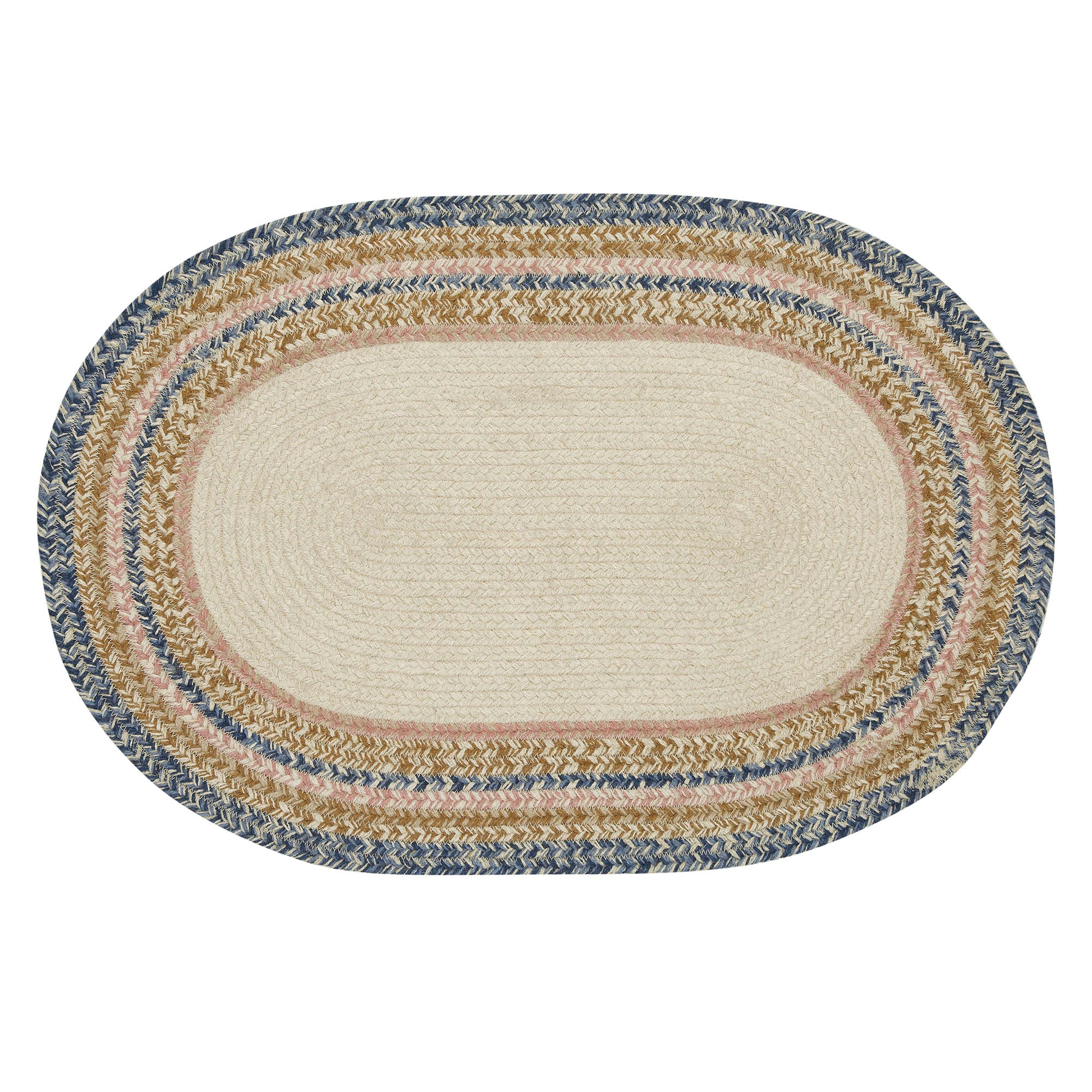 Kaila Happy Spring Jute Rug Oval 27x48 - Allysons Place