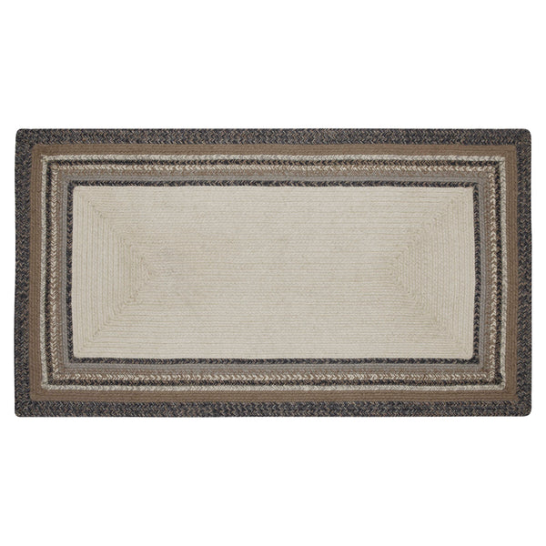 Floral Vine Jute Rug Rect Welcome 27x48