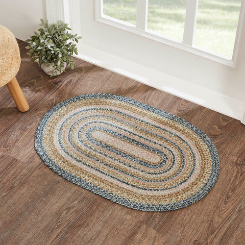 Kaila Jute Rugs, Create a bright, springtime look for your entryway with soft shades of blue and pink with a seasonal design in a curl-resistant jute blend 