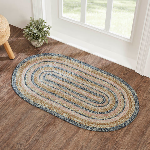 Kaila Jute Rugs, Create a bright, springtime look for your entryway with soft shades of blue and pink with a seasonal design in a curl-resistant jute