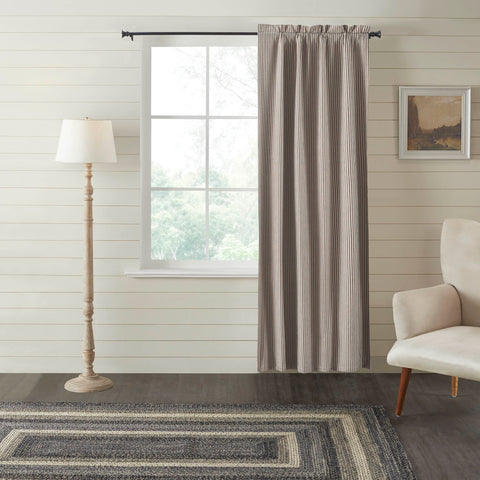 Sawyer Mill Ticking Bedding, Sawyer Mill Charcoal Ticking Window, Sawyer Mill Charcoal Coordinates, Sawyer Mill Charcoal Bedding, Blackout Window, Curtain Panels

