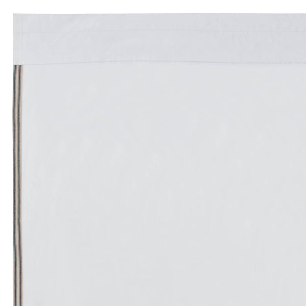 Sawyer Mill Charcoal Ticking Stripe Blackout Panel 84x40, Single Panel