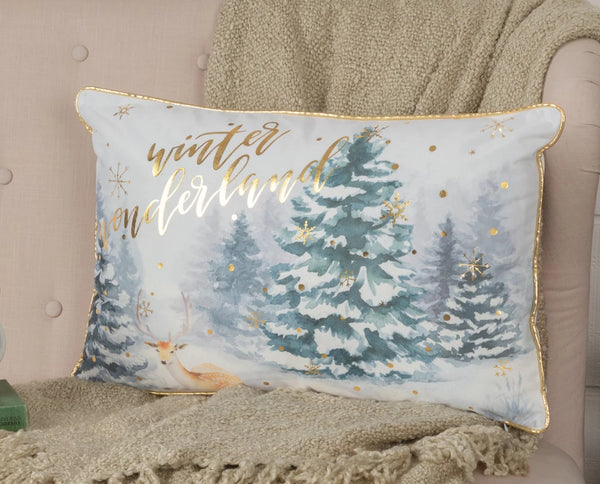 Winter Wonderland Pillow 14x22