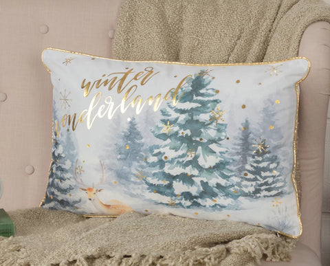Winter Wonderland Pillow 14x22